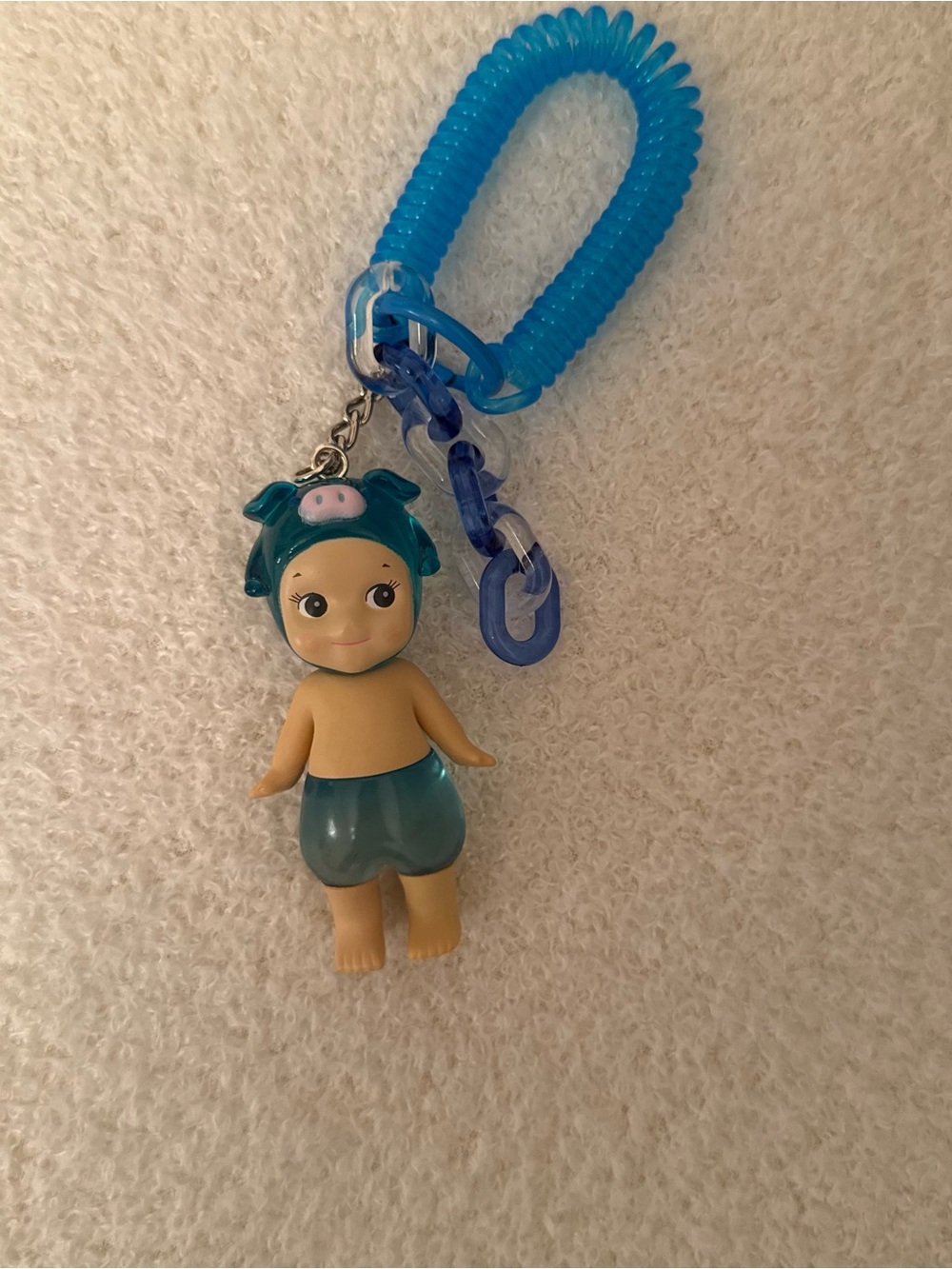 Blue Candy Sonny Angel keychain